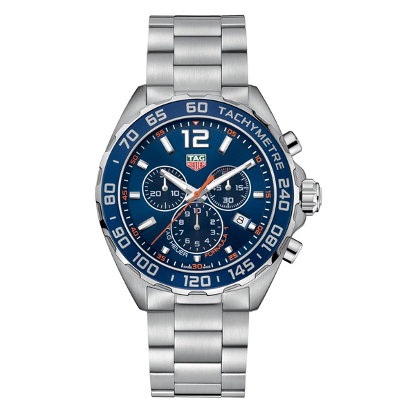 Tag Heuer Formula 1 Silver Stainless Steel Blue Dial Quartz Watch for Gents - CAZ1014BA0842
