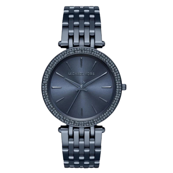 Michael Kors Darci Blue Stainless Steel Blue Dial Quartz Watch for Ladies - MK-3417