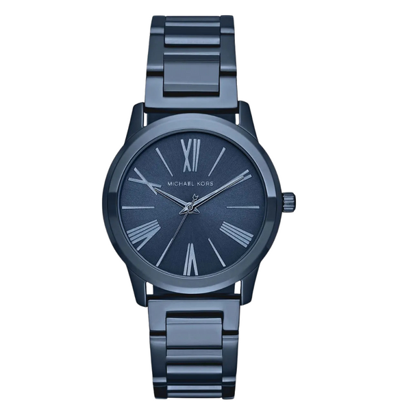 Michael Kors Hartman Blue Stainless Steel Blue Dial Quartz Watch for Ladies - MK-3509