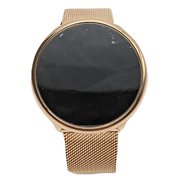 Michael Fellini Rose Gold Mesh Bracelet Black Dial Quartz Unisex Watch- MF2239-3