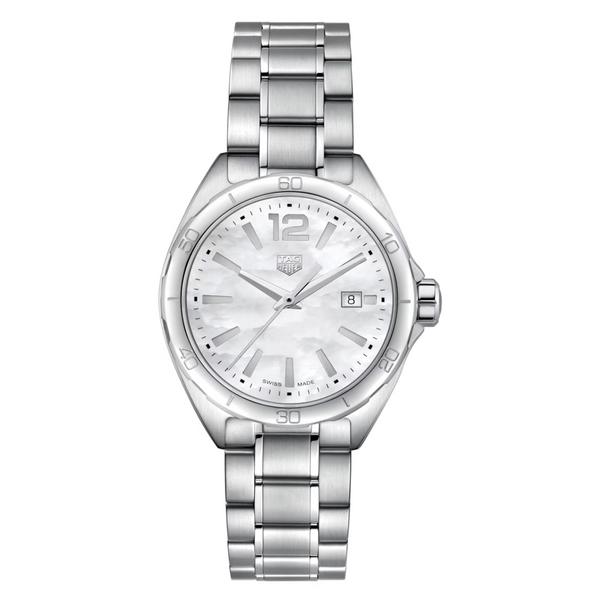 Tag Heuer Formula 1 Silver Stainless Steel Mother of Pearl Dial Quartz Watch for Ladies- WBJ1418.BA0664
