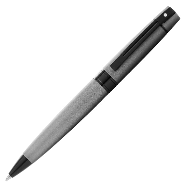 Sheaffer Matte Grey Lacquer With Polished Black Trim Ballpoint Pen - 9345