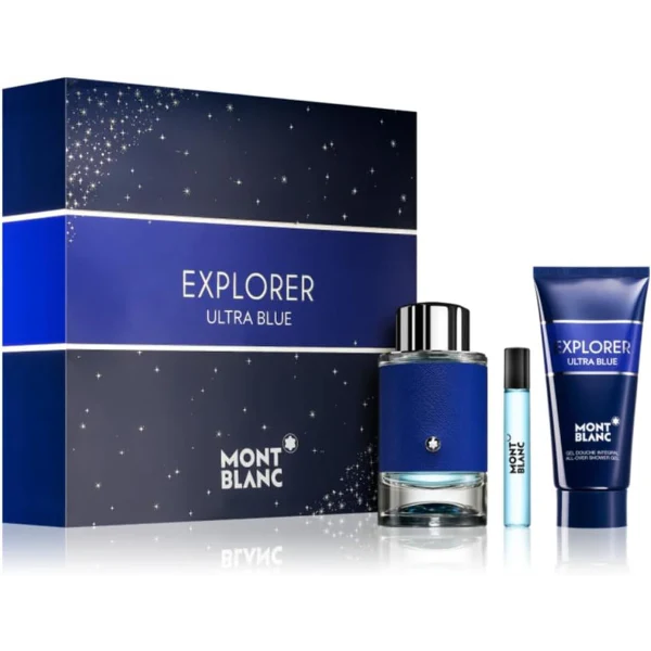 Montblanc Explorer Ultra Blue Eau De Parfum Gift Set - 100ml (For Him)