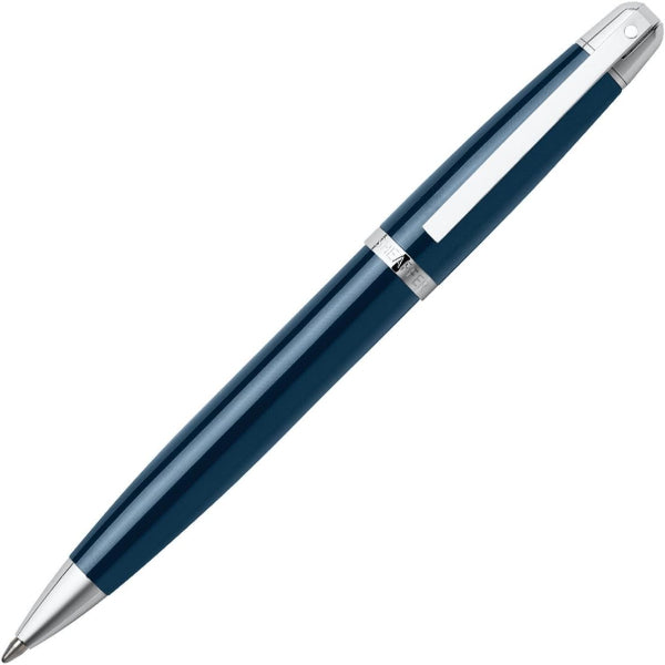 Sheaffer Glossy Blue Chrome Trim Ballpoint Pen - 9333