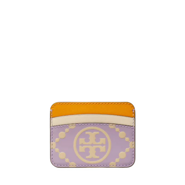 Tory Burch T Monogram Contrast Embossed Card Case - 87184