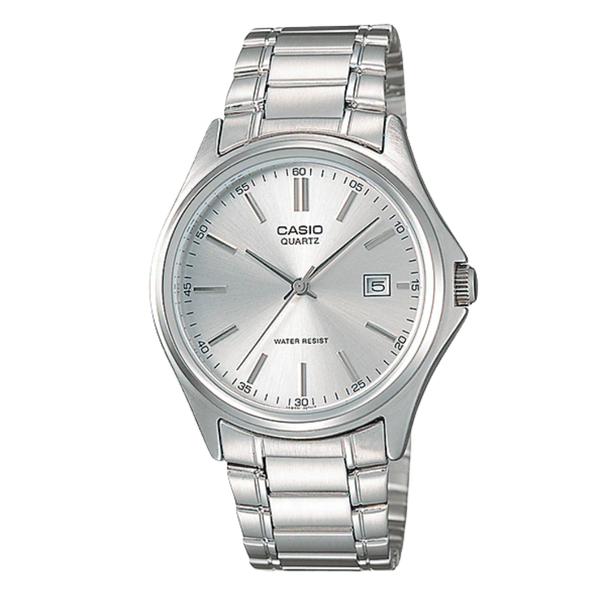 Casio Silver Stainless Steel Silver Dial Quartz Watch for Gents - MTP-1183A-7ADF