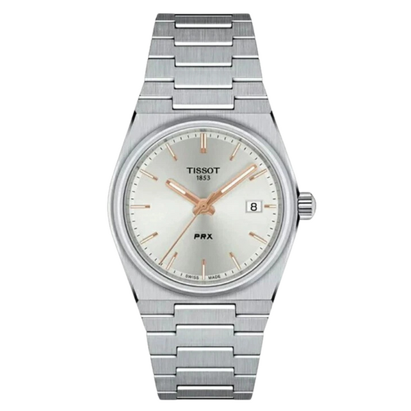 Tissot PRX Silver Stainless Steel Silver Dial Quartz Unisex Watch - T137.210.11.031.00