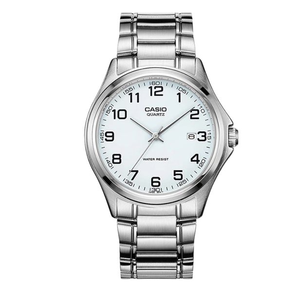 Casio General Silver Stainless Steel Silver Dial Quartz Watch for Gents - MTP-1183A-7BDF