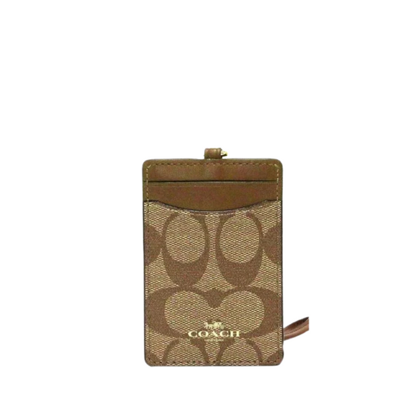 Coach ID/Card LANYARD IN SIGNATURE CANVAS - 63274