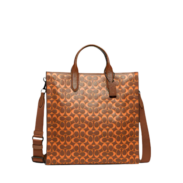 Coach Gotham Tall Tote 24 Signature Leather Bag - CA184