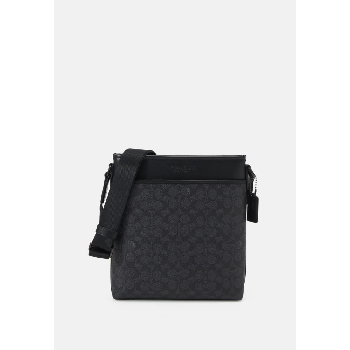 Coach Gotham Slim Crossbody In Signature Canvas Black PrInt - CC111 ...