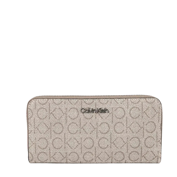 Calvin Klein Hudson Zip Around Wallet In Grey - H2GJ832