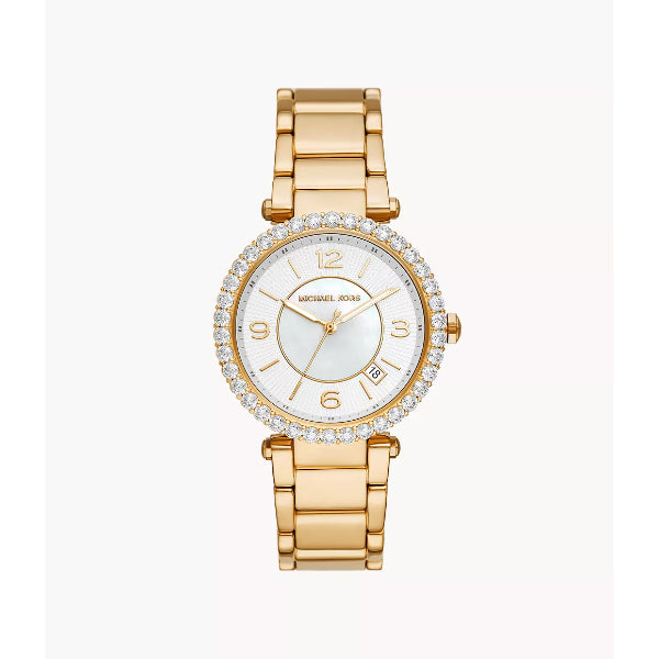 Gold plated shop michael kors watch