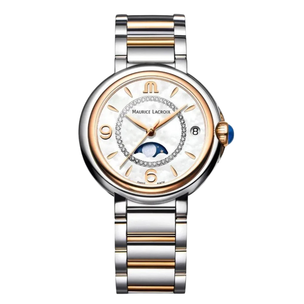 Maurice Lacroix Fiaba Two-tone Stainless Steel Mother Of Peral Dial Quartz Watch for Ladies - FA1084-PVP13-150-1