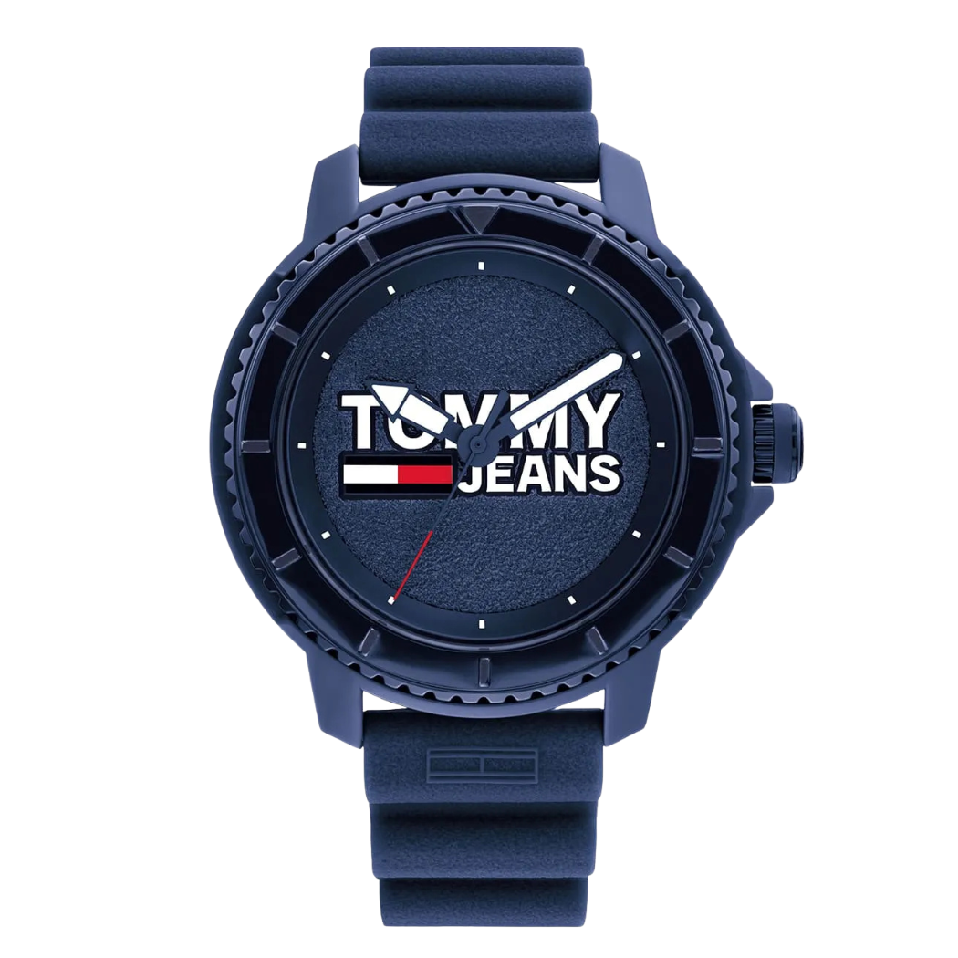 Tommy Hilfiger TOKYO Blue Silicone Strap Blue Dial Quartz Watch for Ge ...