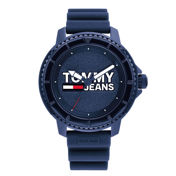 Tommy Hilfiger TOKYO Blue Silicone Strap Blue Dial Quartz Watch for Gents - 1792000
