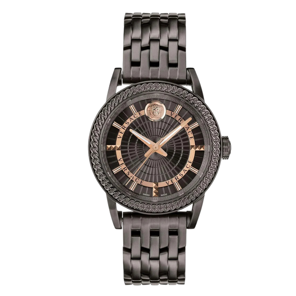 Versace Viamond (Po) Grey Stainless Steel Grey Dial Quartz Watch for Gents - VEPO00520