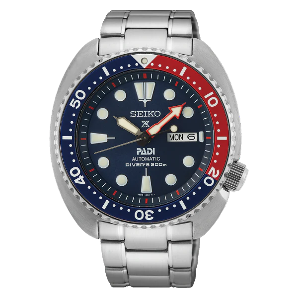 Seiko Padi Diver Silver Stainless Steel Blue Dial Automatic Watch for Gents - SRPE99K1