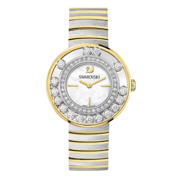 Swarovski Lovely Two-tone Stainless Steel Silver Dial Quartz Watch for Ladies - 1187022
