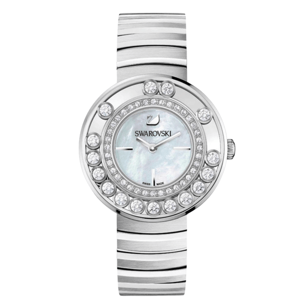 Swarovski Lovely Silver Stainless Steel Silver Dial Quartz Watch for Ladies - 1160307