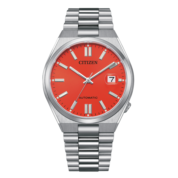 Citizen Tsuyosa Silver Stainless Steel Blazing Red Dial Automatic Watch for Gents - NJ0158-89W (Copy)