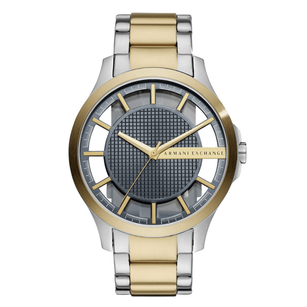 Armani Exchange Two-tone Stainless Steel Blue Dial Quartz Watch for Gents - AX2403