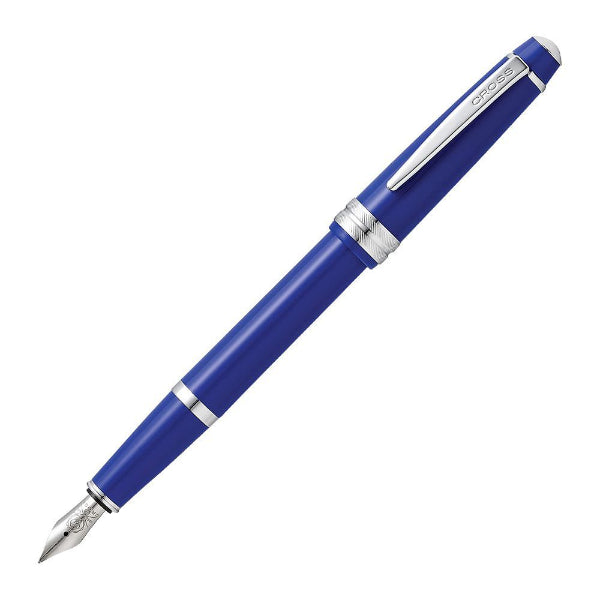 Cross Bailey Light Glossy Blue Resin w/Polished Chrome Appointments Fountain Pen - AT0746-4