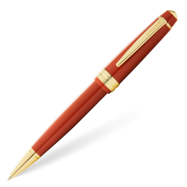 Cross Bailey Light Amber Resin w/Gold Plated Trim Ballpoint Pen - AT0742-13