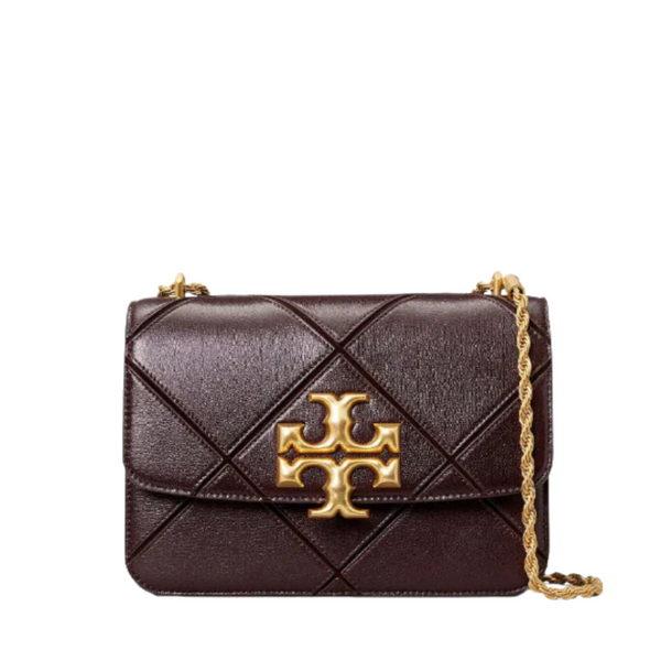 Tory Burch Eleanor Diamond Quilt Convertible Shoulder Bag Handbags Amaranth - TB73590