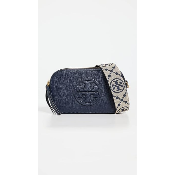 Tory Burch Women's Mini Miller Crossbody Bag – Elegant Tory Navy - TB158757