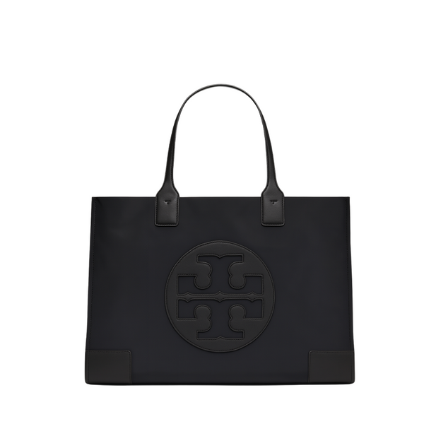 Tory Burch Small Ella Patent Tote Bag Black - TB90482