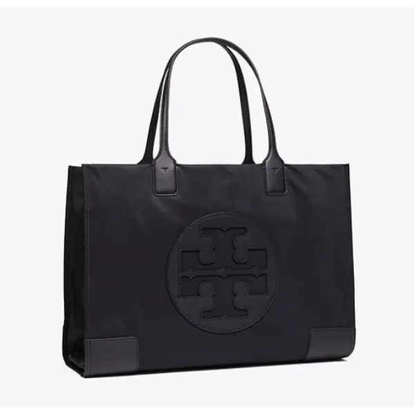 Tory Burch Small Ella Patent Tote Bag Black - TB90482