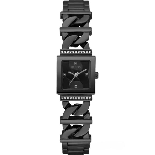 Guess Runaway Black Stainless Steel Black Dial Quartz Watch for Ladies - GW0603L3