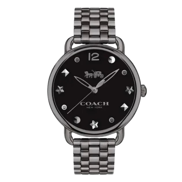Coach Delancey Black Stainless Steel Black Dial Quartz Watch for Ladies - 14502812