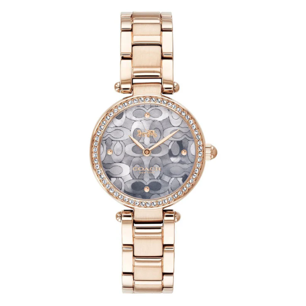 Coach Park Rose Gold Stainless Steel Mother Of Pearl Dial Quartz Watch for Ladies - 14503226