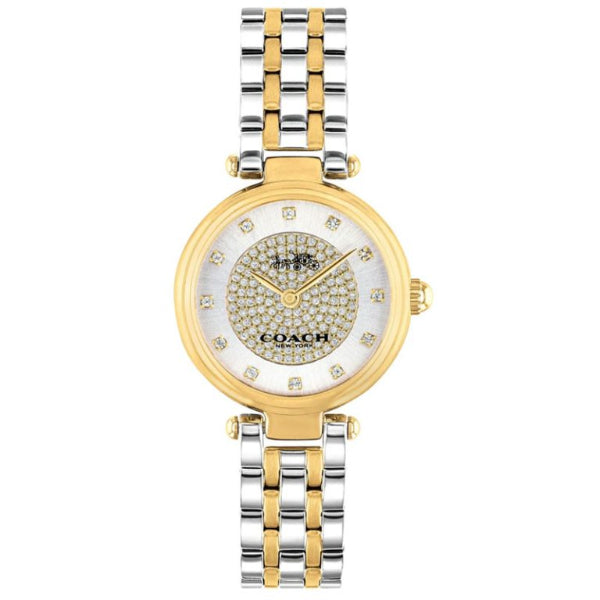 Coach Park Two-tone Stainless Steel Silver Dial Quartz Watch for Ladies - 14503643