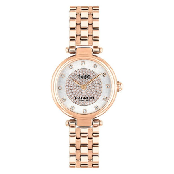 Coach Park Rose Gold Stainless Steel Silver Dial Quartz Watch for Ladies - 14503736