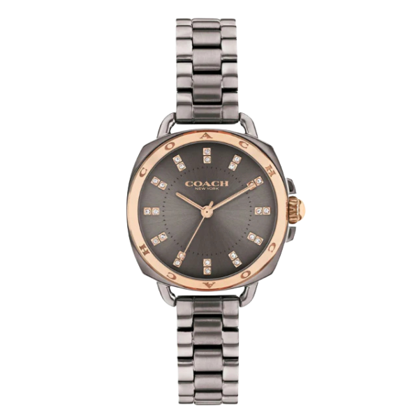 Coach Tatum Grey Stainless Steel Grey Dial Quartz Watch for Ladies - 14504155