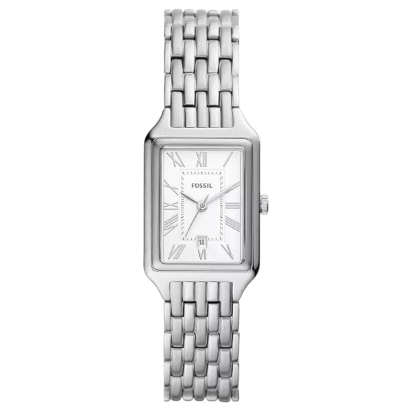 Fossil Raquel Silver Stainless Steel Silver Dial Quartz Watch for Ladies - ES5221