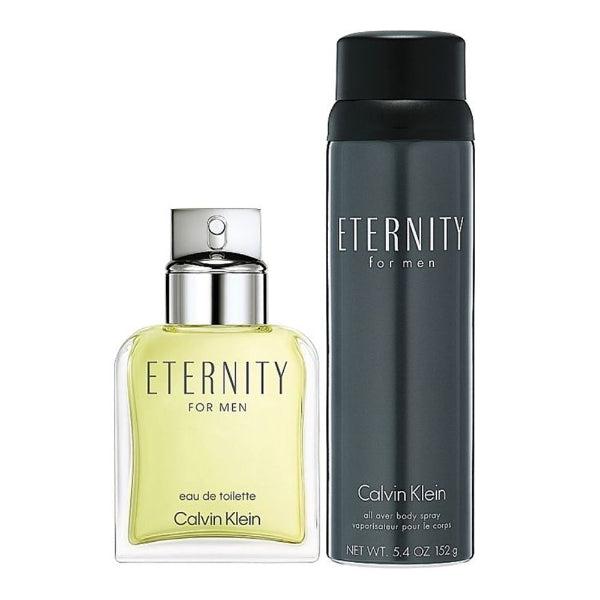 Calvin Klein Eternity for Men Gift Set – 100 ml EDT + 150 ml Spray