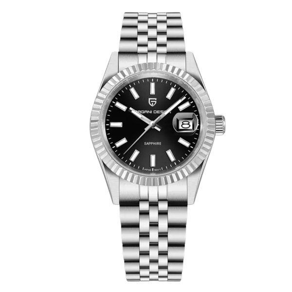 Pagani Silver Stainless Steel Blue Dial Quartz Watch for Gents - PAGANI PD-1794