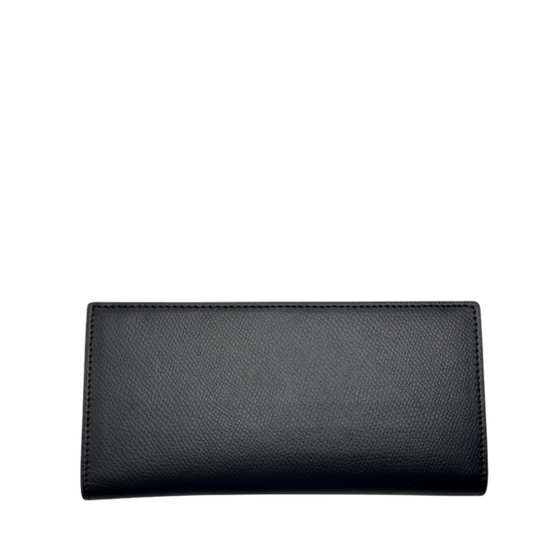 Coach Breast Pocket Wallet in Crossgrain Leather Black - F74978
