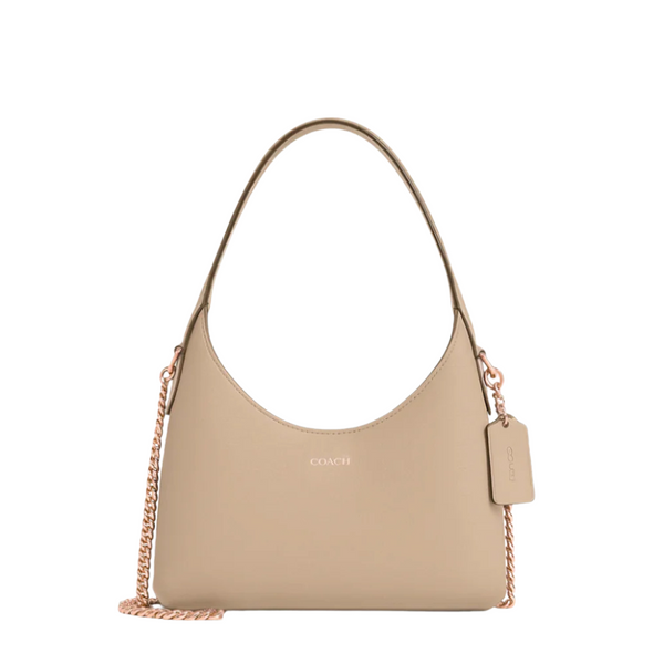 Coach Brooklyn Shoulder Bag in Natural Grain Leather Beige - CW614