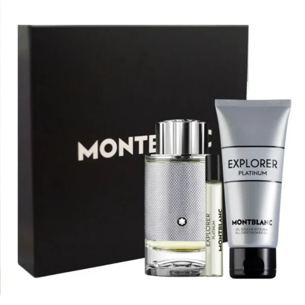 Explorer Platinum 3-Piece Gift Set – EDP 100 ml + EDP 7.5 ml + Shower Gel 100 ml