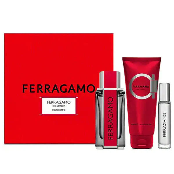 Red Leather Eau De Parfum 3-Piece Gift Set