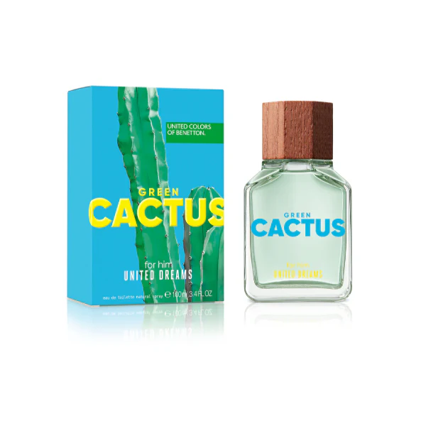Benetton – United Dreams Green Cactus LE Eau de Toilette For Him – 100 ml
