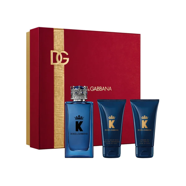 Dolce & Gabbana The King Pour Homme Eau De Parfum 3-Piece Gift Set (For Him)