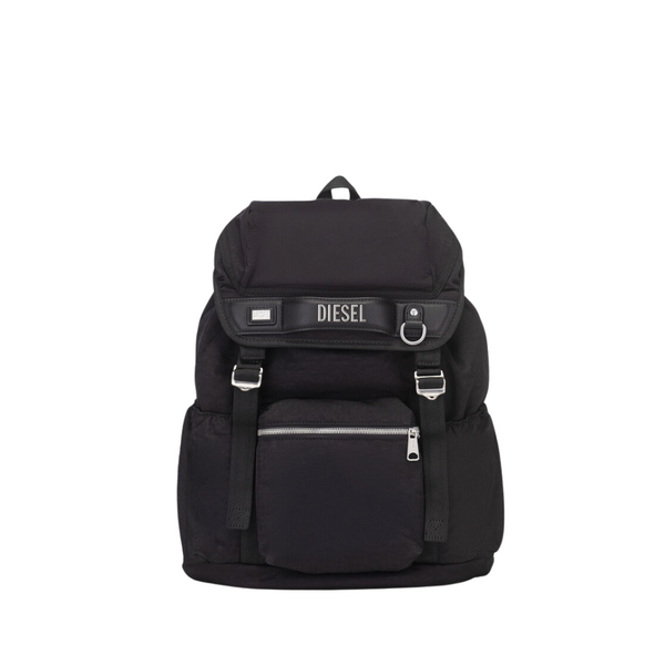 Diesel Logos Backpack – Black | Stylish & Spacious Everyday Backpack