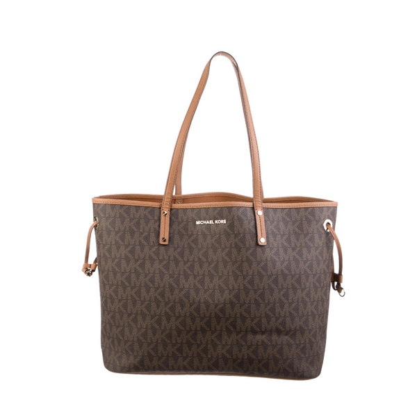 Michael Kors Jet Set Travel Large Tote Bag Brown/Acorn – 35T8STVT9V