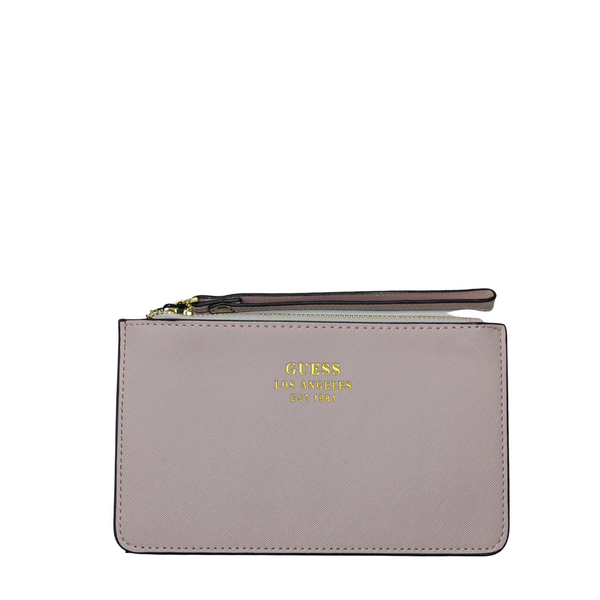 GUESS G‑Logo Wristlet Pouch – Pink (PO 4784) | Chic & Functional Organizer